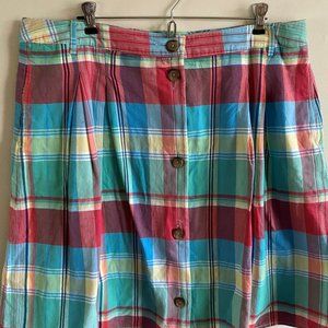 Woman's Summer Fully Lined Land Ends Skirt, NWOT